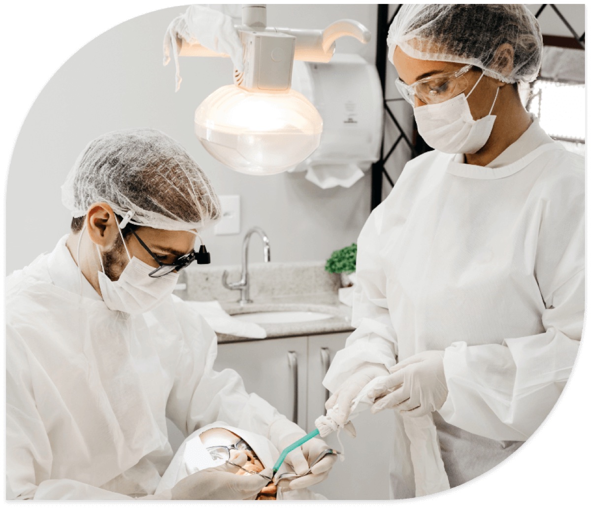 The Holistic Dental Spa team providing careful biological dental care